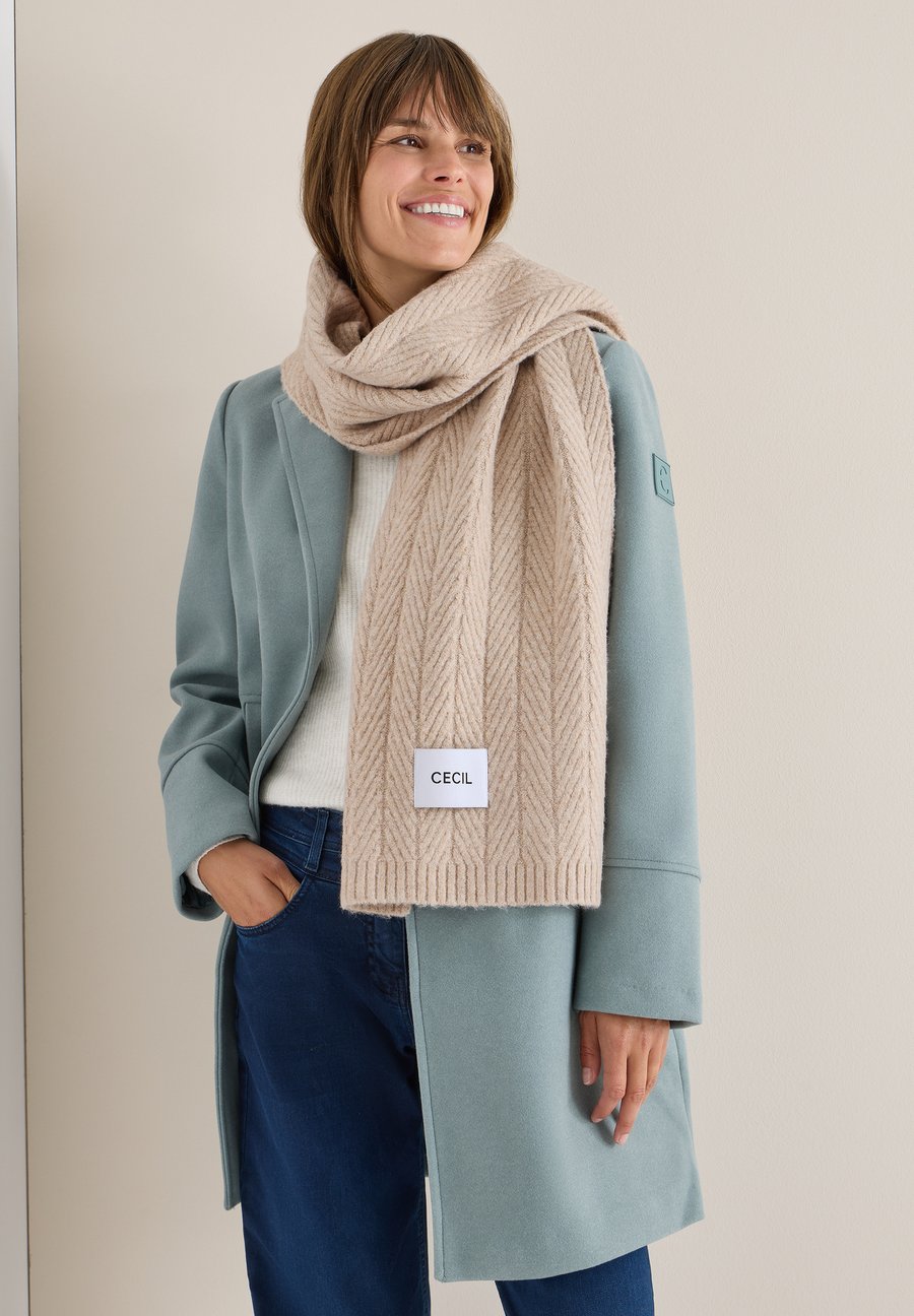 Шарф Cecil MIT STRUKTUR, Beige/Mottled Beige
Шарф Cecil MIT STRUKTUR, Beige/Mottled Beige
