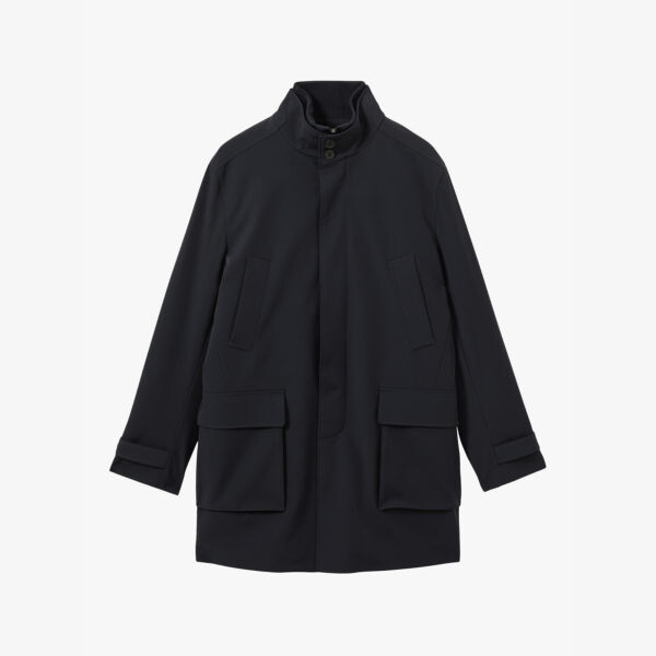 Пальто средней длины с воротником-стойкой Player Reiss, синий
Пальто средней длины с воротником-стойкой Player Reiss, синий