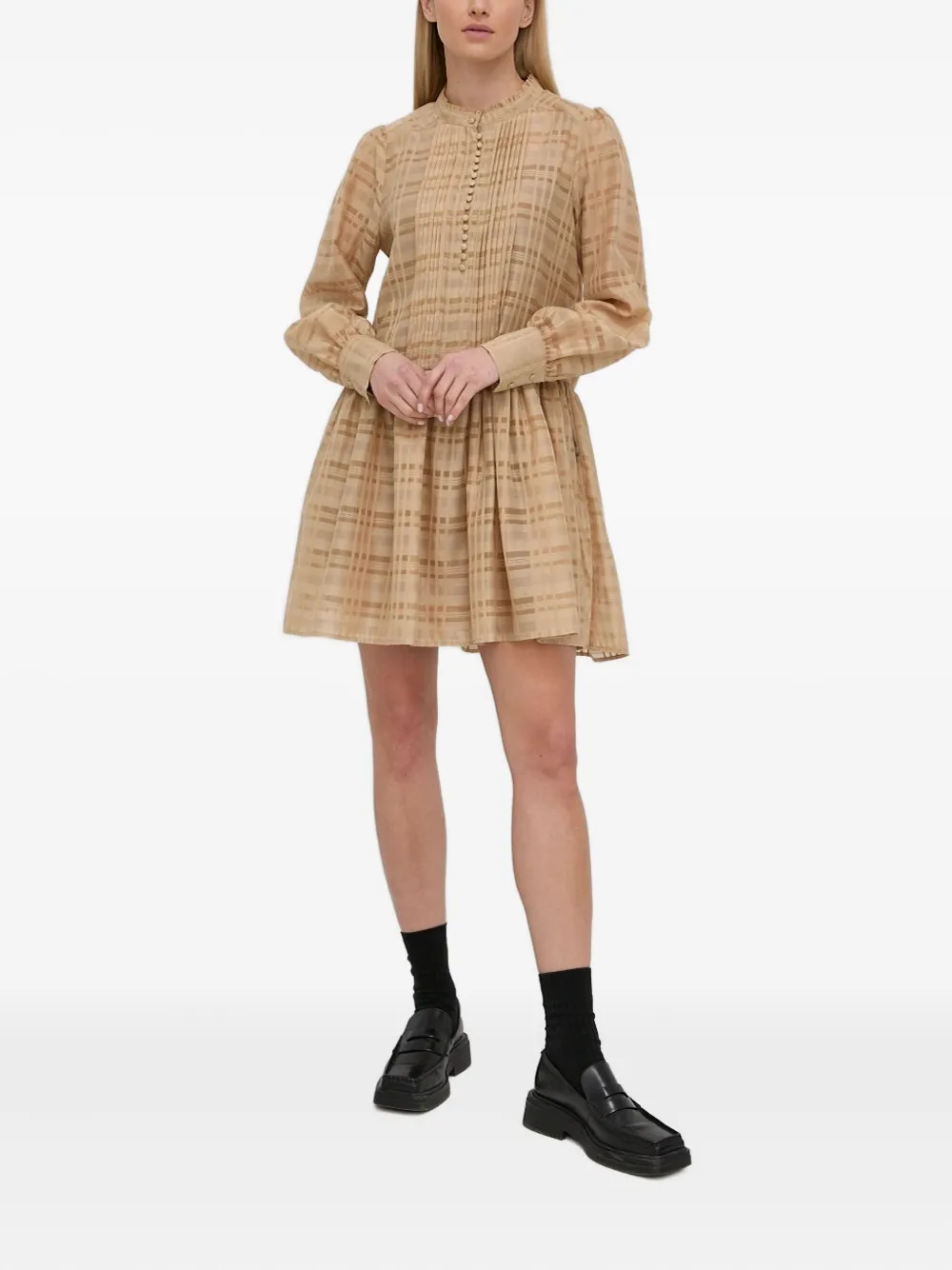 Платье мини со складками Herskind, бежевый
Платье мини со складками Herskind, бежевый