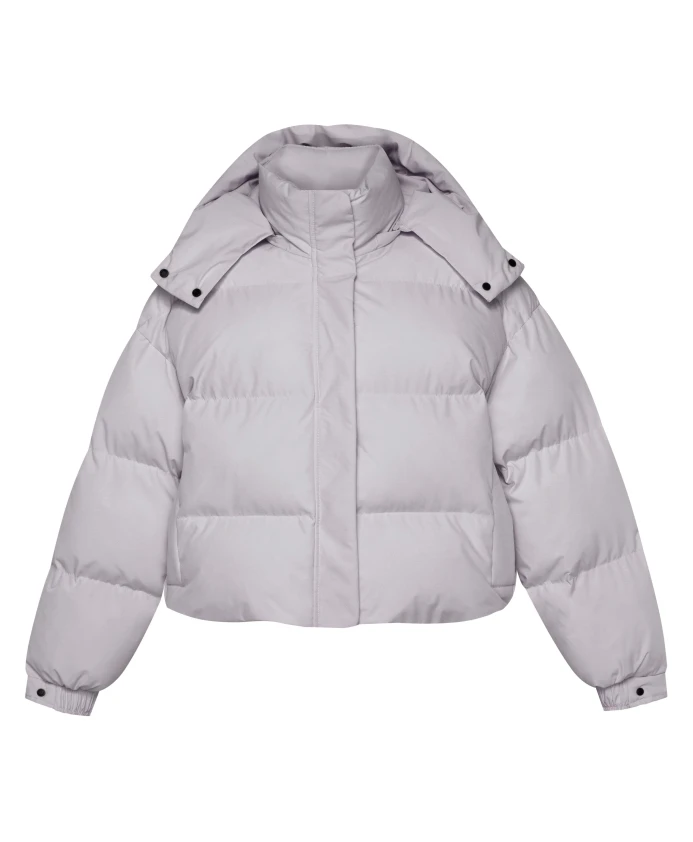 Стеганая пуховая куртка со съемным капюшоном Estro, серый
Стеганая пуховая куртка со съемным капюшоном Estro, серый