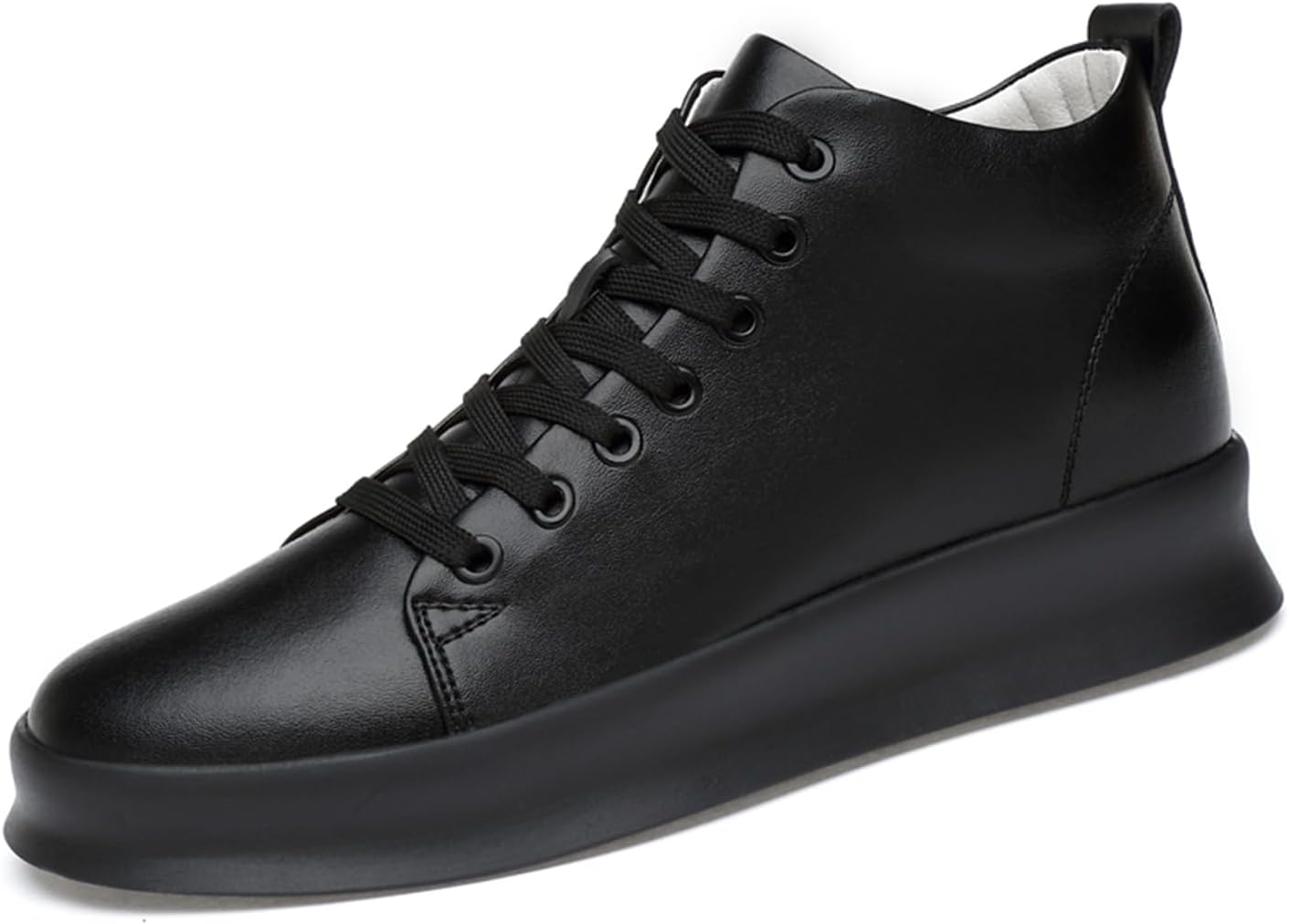 Мужские кожаные туфли-оксфорды ENJGU с увеличением роста, модные с круглым носком, на платформе, высокие, шнуровка, кеды для скейтборда, повседневные классические удобные туфли, черный
Мужские кожаные туфли-оксфорды ENJGU с увеличением роста, модные с круглым носком, на платформе, высокие, шнуровка, кеды для скейтборда, повседневные классические удобные туфли, черный