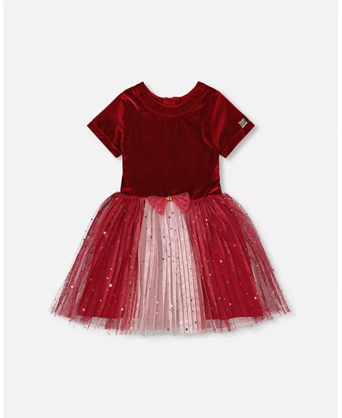 Платье для вечеринки с короткими рукавами из двух материалов для девочек, красное, детское Deux par Deux, красный
Платье для вечеринки с короткими рукавами из двух материалов для девочек, красное, детское Deux par Deux, красный