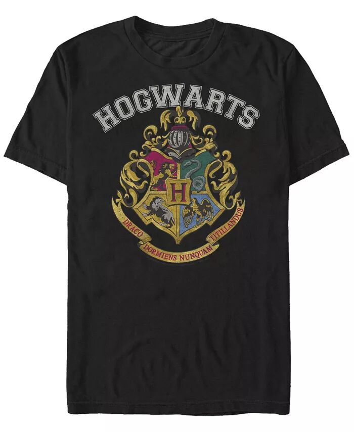 Мужская футболка с короткими рукавами и логотипом Harry Potter Crew Fifth Sun, черный 
Мужская футболка с короткими рукавами и логотипом Harry Potter Crew Fifth Sun, черный