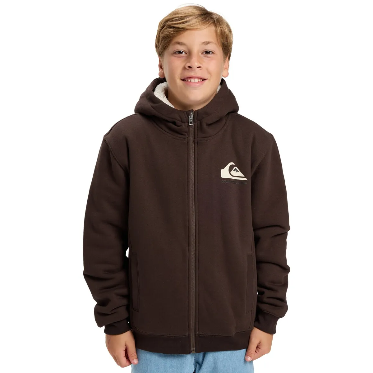 Детская толстовка с флисовой подкладкой Sherpa Quiksilver, коричневый
Детская толстовка с флисовой подкладкой Sherpa Quiksilver, коричневый