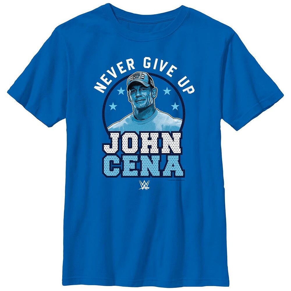 Футболка с рисунком для мальчиков WWE John Cena Never Give Up Licensed Character, цвет Royal
Футболка с рисунком для мальчиков WWE John Cena Never Give Up Licensed Character, цвет Royal