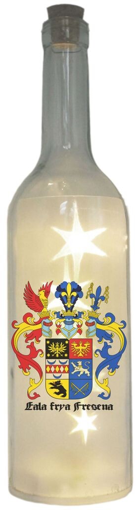Светодиодный мотив из фольги для бутылок, герб Восточной Фризии Eala Frya Fresena, 29 см, лампа для бутылок с надписью WB wohn trends
Светодиодный мотив из фольги для бутылок, герб Восточной Фризии Eala Frya Fresena, 29 см, лампа для бутылок с надписью WB wohn trends