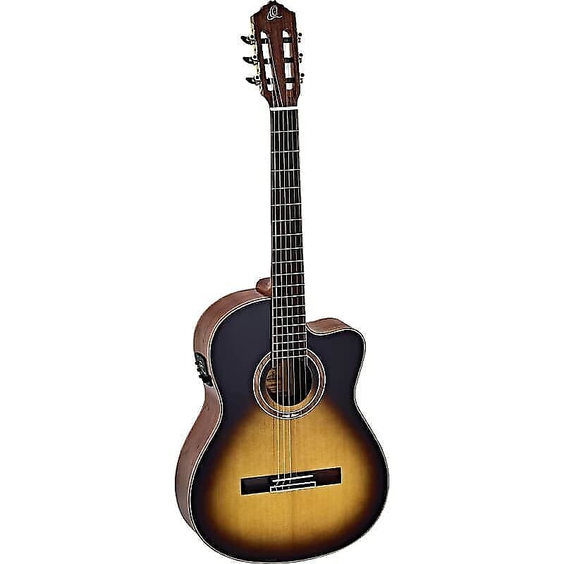Акустическая гитара Ortega Guitars Performer Series A/E Slim Neck Nylon String Guitar in Tobacco Sunburst w/ Gig Bag
Акустическая гитара Ortega Guitars Performer Series A/E Slim Neck Nylon String Guitar in Tobacco Sunburst w/ Gig Bag