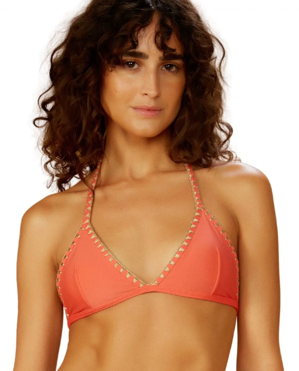 Мягкий однотонный треугольный верх бикини Blueman, розовый
Мягкий однотонный треугольный верх бикини Blueman, розовый