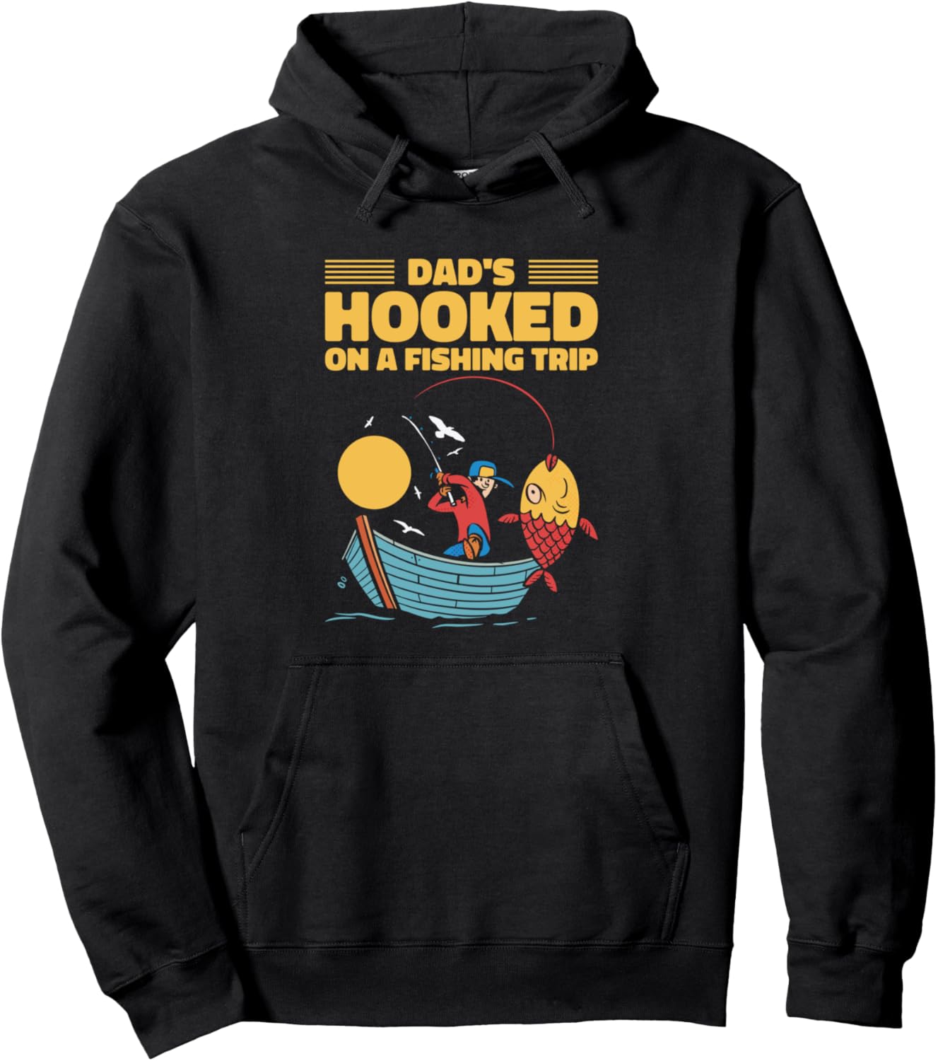 Папа-рыбак, рыбак, папа-рыбак, рыболовная толстовка Dad'S Hooked On A Fishing Trip., черный
Папа-рыбак, рыбак, папа-рыбак, рыболовная толстовка Dad'S Hooked On A Fishing Trip., черный