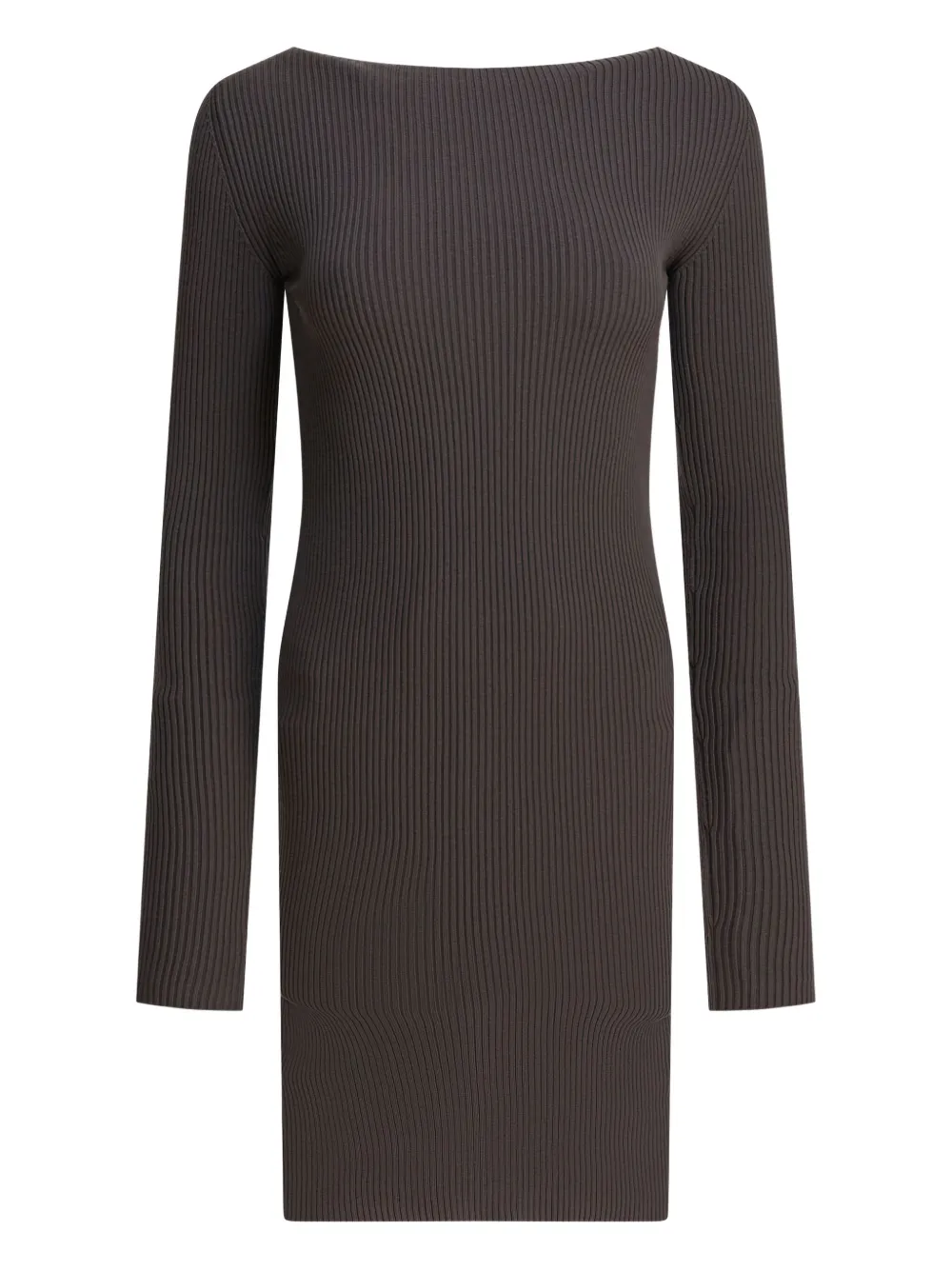 Платье миди с открытой спиной в рубчик Rick Owens, серый
Платье миди с открытой спиной в рубчик Rick Owens, серый