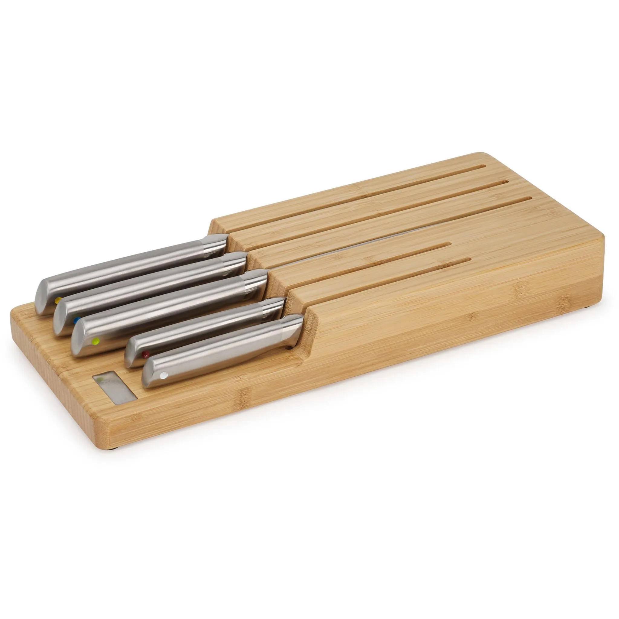 Набор ножей Joseph Joseph «Elevate Steel Knives Bamboo Store», (6 шт.), противоскользящий, бамбук, японская нержавеющая сталь, цвет Bambus
Набор ножей Joseph Joseph «Elevate Steel Knives Bamboo Store», (6 шт.), противоскользящий, бамбук, японская нержавеющая сталь, цвет Bambus