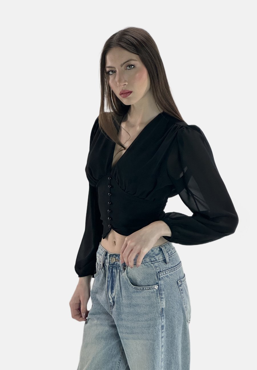 Блуза Elara Blouse, Schwarz/Black
Блуза Elara Blouse, Schwarz/Black