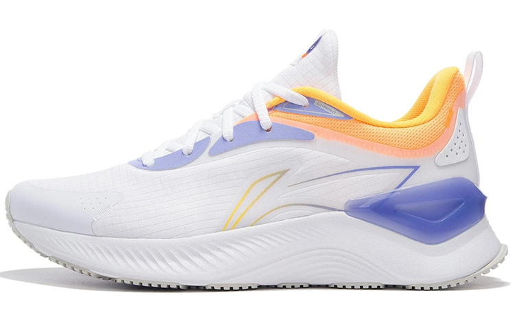 LINING ЛиНинг ЮэИн Элемент Амортизирующие Противоскользящие и Износостойкие Низкие Беговые Кроссовки Белый Фиолетовый 
LINING ЛиНинг ЮэИн Элемент Амортизирующие Противоскользящие и Износостойкие Низкие Беговые Кроссовки Белый Фиолетовый