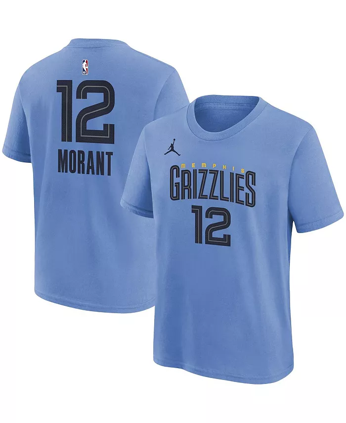 Футболка игрока Big Boys Ja Morant Memphis Grizzlies Statement Edition с именем и номером, светло-голубая Jordan
Футболка игрока Big Boys Ja Morant Memphis Grizzlies Statement Edition с именем и номером, светло-голубая Jordan