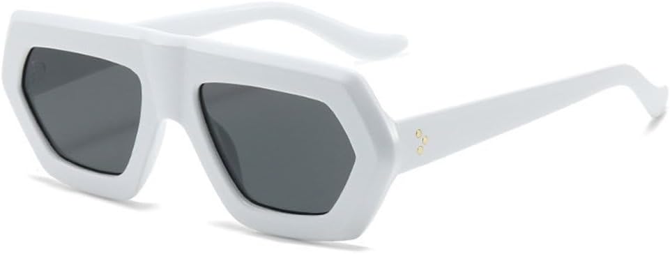 Солнцезащитные очки неправильной квадратной формы 2027 года для женщин и мужчин, ретро-очки с градиентным переходом цвета, модные солнцезащитные очки UV400 MTZJH, White
Солнцезащитные очки неправильной квадратной формы 2027 года для женщин и мужчин, ретро-очки с градиентным переходом цвета, модные солнцезащитные очки UV400 MTZJH, White