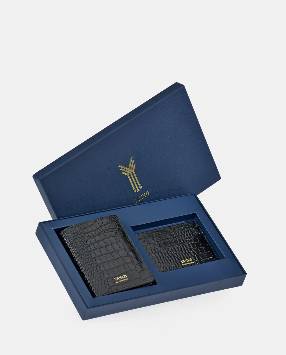 Двойной чехол с кошельком и держателем для карт из кожи Yanko, черный
Двойной чехол с кошельком и держателем для карт из кожи Yanko, черный