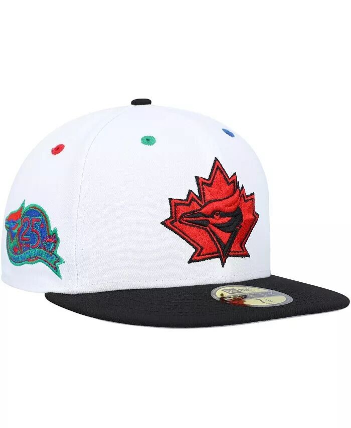 Мужская белая, черная приталенная шляпа Primary Eye 59FIFTY в честь 25-летия Toronto Blue Jays New Era
Мужская белая, черная приталенная шляпа Primary Eye 59FIFTY в честь 25-летия Toronto Blue Jays New Era