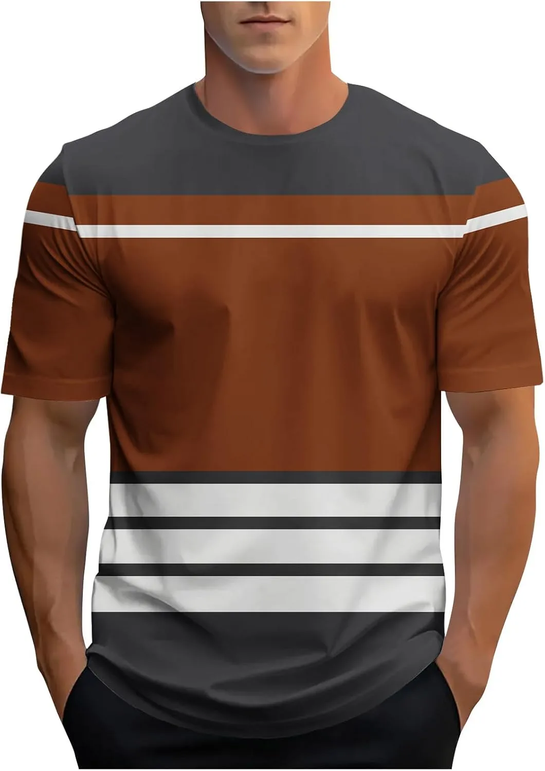 Мужская футболка с коротким рукавом и круглым вырезом, Casual, Ultra Soft
Мужская футболка с коротким рукавом и круглым вырезом, Casual, Ultra Soft