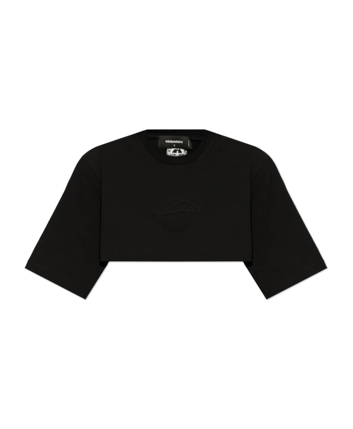 Короткая футболка свободного кроя Dsquared2, черный
Короткая футболка свободного кроя Dsquared2, черный