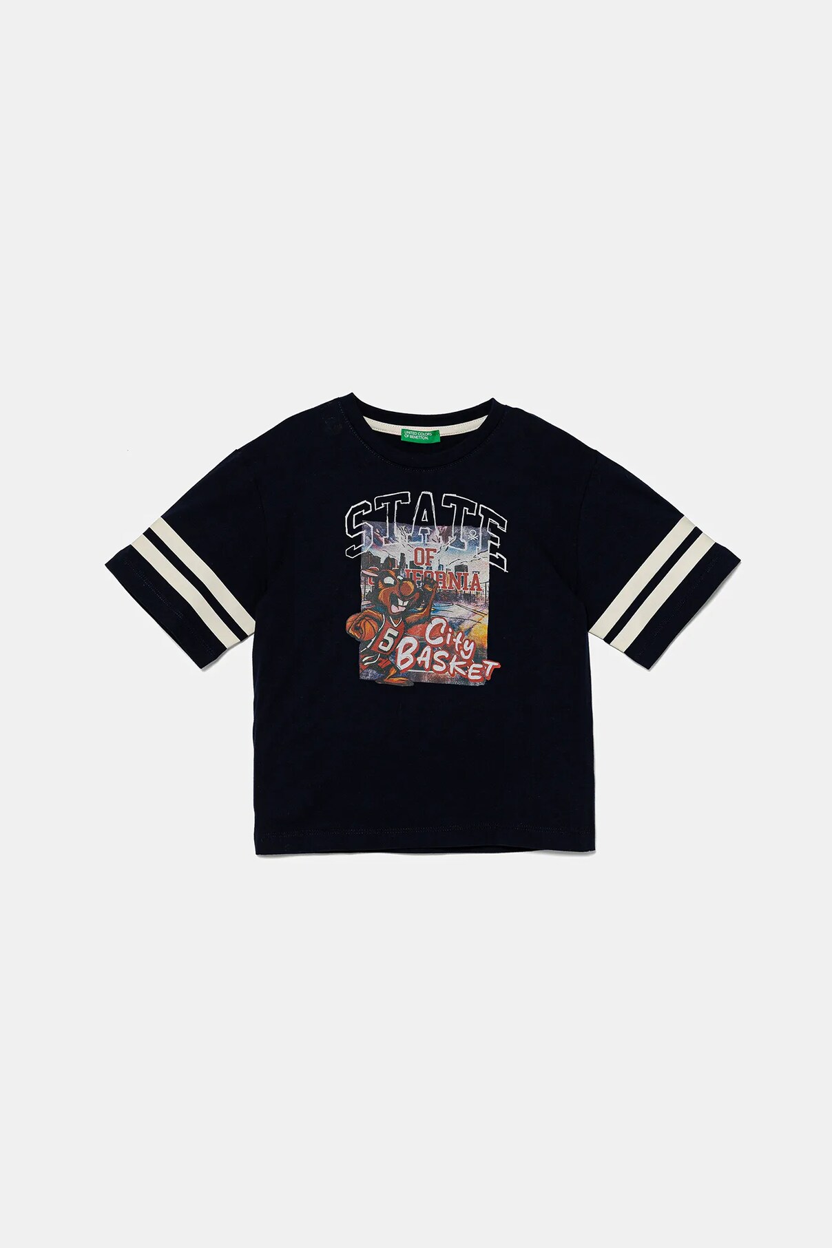 Футболка из хлопка для детей United Colors Of Benetton, темно-синий
Футболка из хлопка для детей United Colors Of Benetton, темно-синий