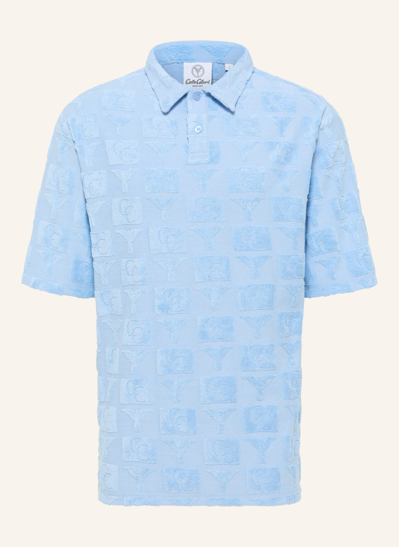 Рубашка поло oversize с махровыми вставками echner Carlo Colucci, синий
Рубашка поло oversize с махровыми вставками echner Carlo Colucci, синий