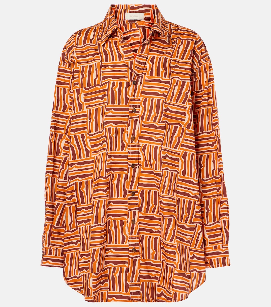 Рубашка из хлопкового поплина в полоску Faithfull, Orme
Рубашка из хлопкового поплина в полоску Faithfull, Orme