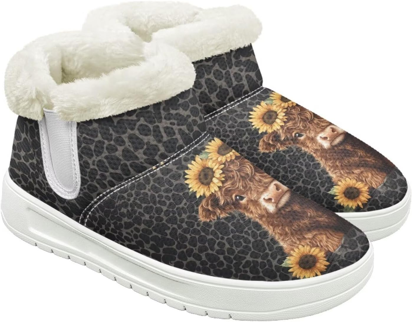 Зимние сапоги для женщин и мужчин, теплые ботинки с утеплением, флисовая подкладка, удобная резиновая подошва, модный подарок Cugasmaru, Sunflower Highland Cow
Зимние сапоги для женщин и мужчин, теплые ботинки с утеплением, флисовая подкладка, удобная резиновая подошва, модный подарок Cugasmaru, Sunflower Highland Cow