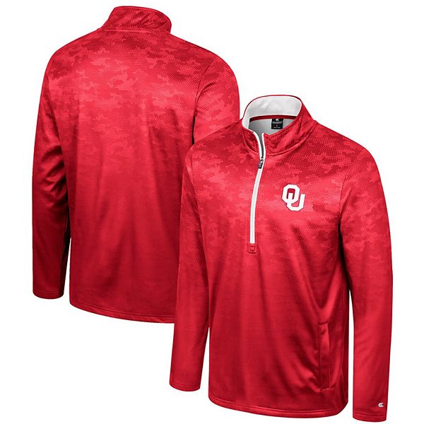 Мужская куртка-полузип crimson oklahoma sooners the machine Colosseum
Мужская куртка-полузип crimson oklahoma sooners the machine Colosseum