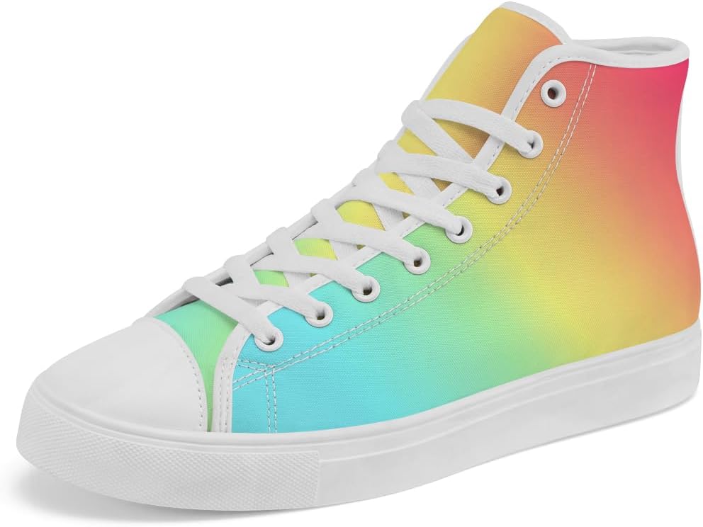 Высокие кеды с градиентным радужным рисунком для мужчин и женщин, кеды из парусины на шнуровке, повседневная обувь, подарок для папы и мамы Chebing, синий
Высокие кеды с градиентным радужным рисунком для мужчин и женщин, кеды из парусины на шнуровке, повседневная обувь, подарок для папы и мамы Chebing, синий