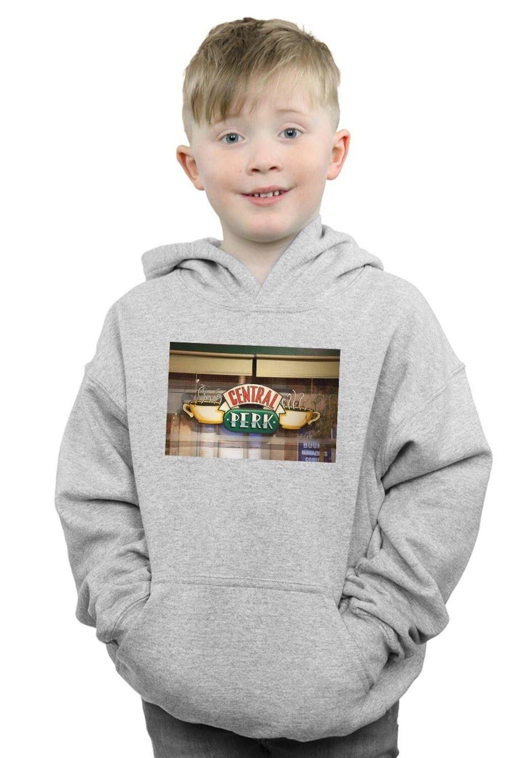 Толстовка Central Perk с фотографией Friends, серый 
Толстовка Central Perk с фотографией Friends, серый