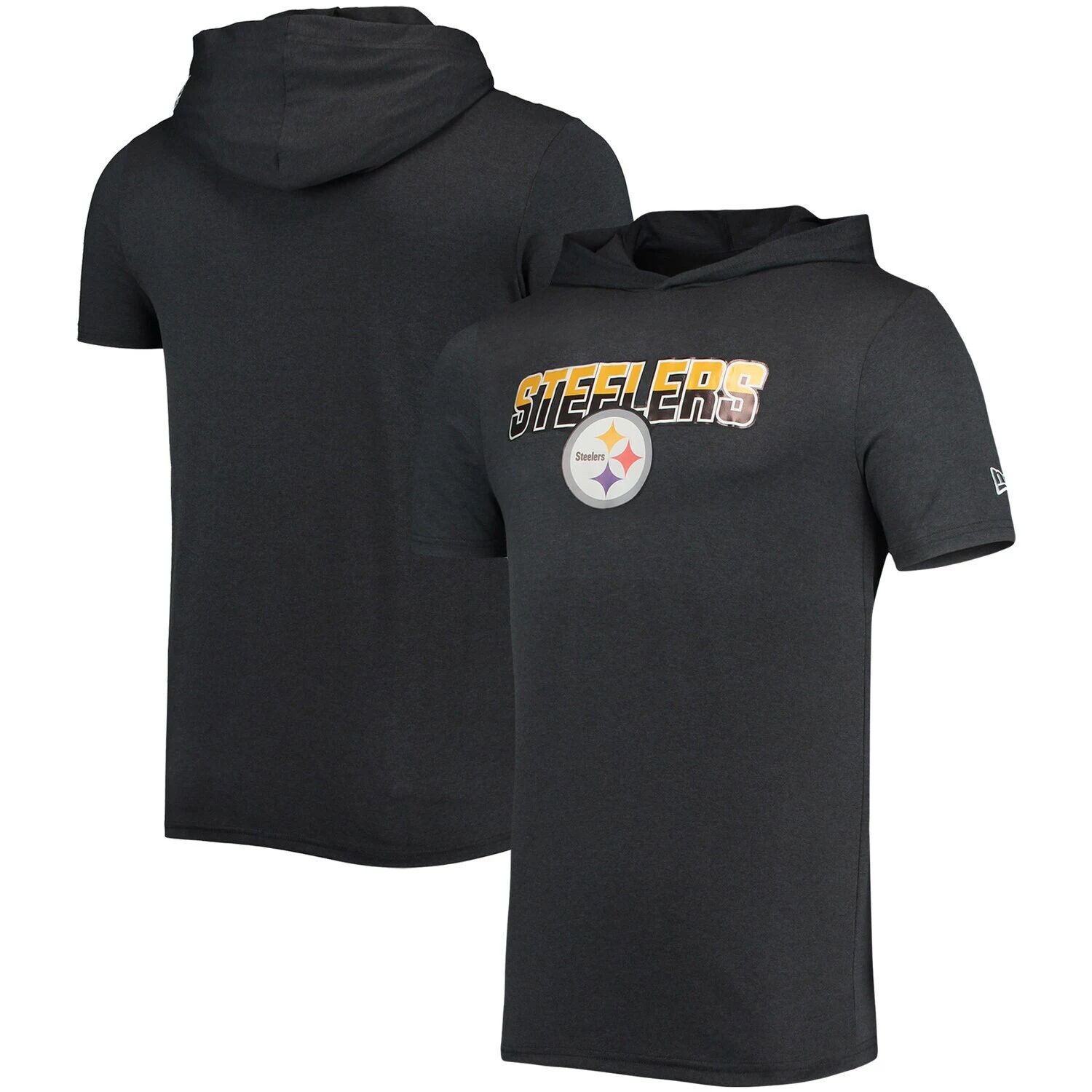 Мужской пуловер с капюшоном New Era Heathered Black Pittsburgh Steelers с короткими рукавами и начесом
Мужской пуловер с капюшоном New Era Heathered Black Pittsburgh Steelers с короткими рукавами и начесом