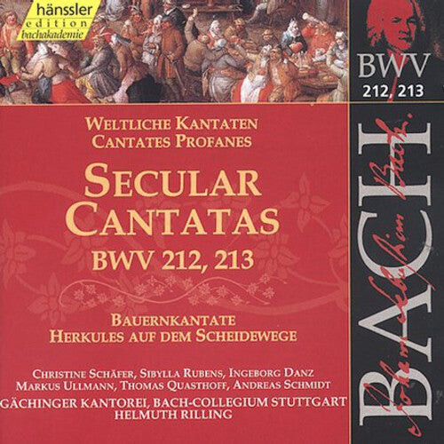 CD диск Bach / Gachinger Kantorei / Rilling: Secular Cantatas BWV 212-213
CD диск Bach / Gachinger Kantorei / Rilling: Secular Cantatas BWV 212-213