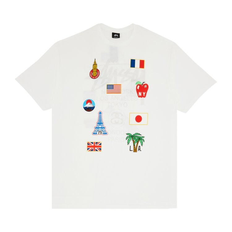 Футболка Stussy World Tour Flags 'White', белый
Футболка Stussy World Tour Flags 'White', белый