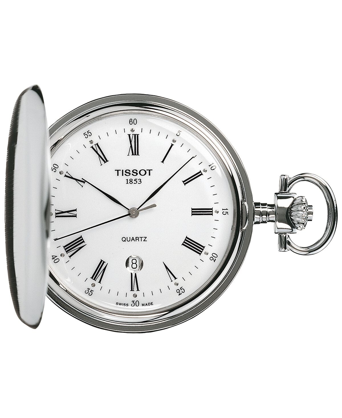 Швейцарские карманные часы Savonnette унисекс из нержавеющей стали, 49 мм Tissot
Швейцарские карманные часы Savonnette унисекс из нержавеющей стали, 49 мм Tissot