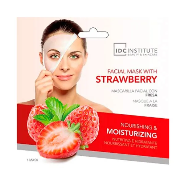 Увлажняющая маска для лица с клубникой Facial Mask With Strawberry Idc Institute, 1 UD
Увлажняющая маска для лица с клубникой Facial Mask With Strawberry Idc Institute, 1 UD
