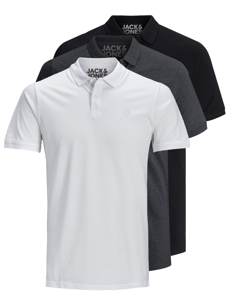 Рубашка JACK & JONES JJBasic, цвет Graphite/Black/White 
Рубашка JACK & JONES JJBasic, цвет Graphite/Black/White