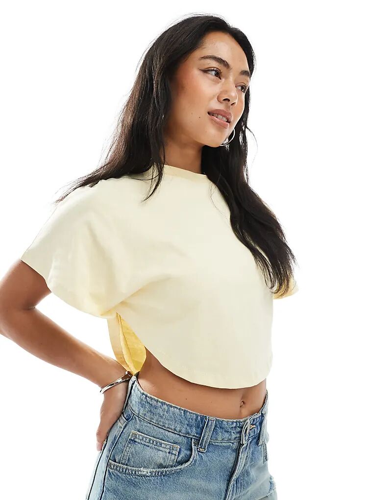 Футболка с накидкой «Мисс Селфридж» цвета пахты
Футболка с накидкой «Мисс Селфридж» цвета пахты