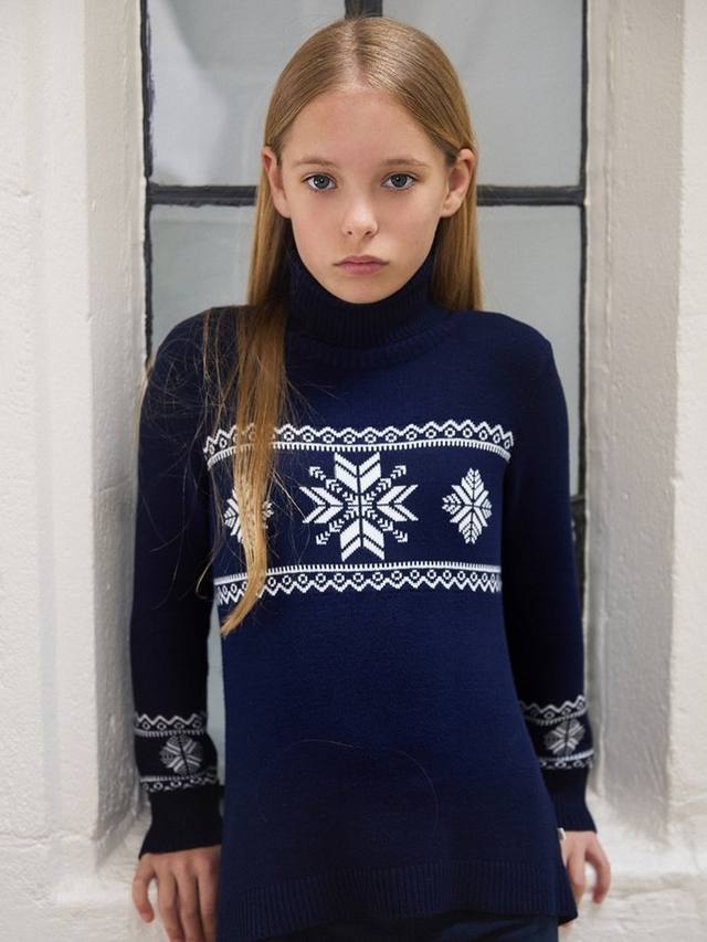 Детский свитер Snowflake Slim Fit The Little Tailor, Navy
Детский свитер Snowflake Slim Fit The Little Tailor, Navy