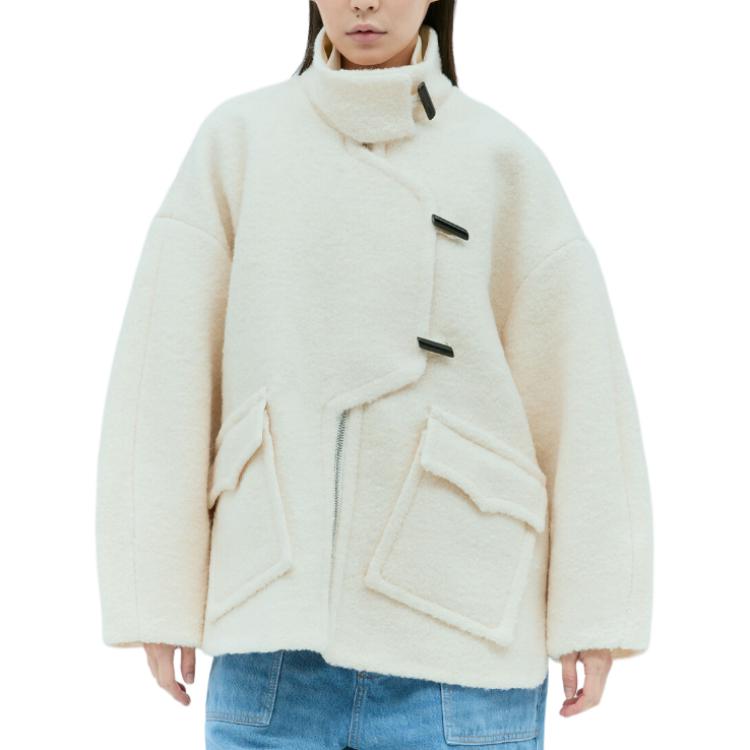 GANNI Бархатное пальто Cream для женщин, Cream
GANNI Бархатное пальто Cream для женщин, Cream