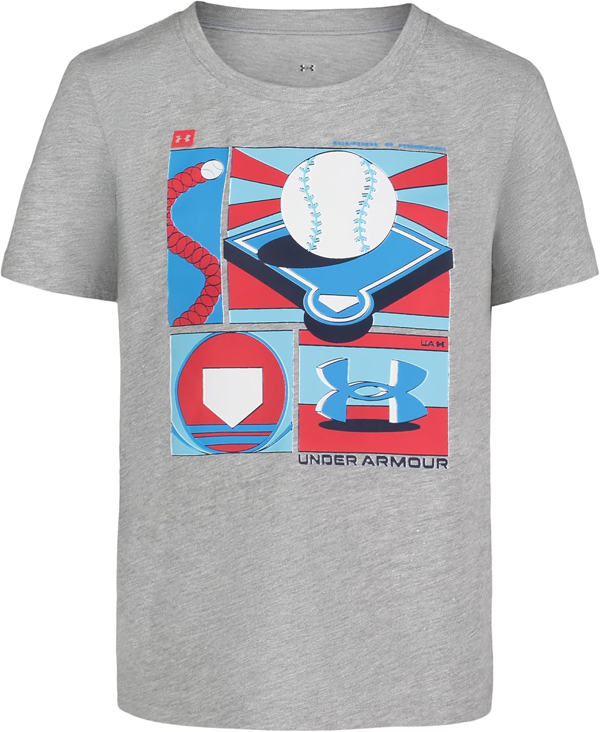 Детская футболка Under Armour с коротким рукавом и круглым вырезом, легкая и дышащая., Mod Gray Baseball
Детская футболка Under Armour с коротким рукавом и круглым вырезом, легкая и дышащая., Mod Gray Baseball