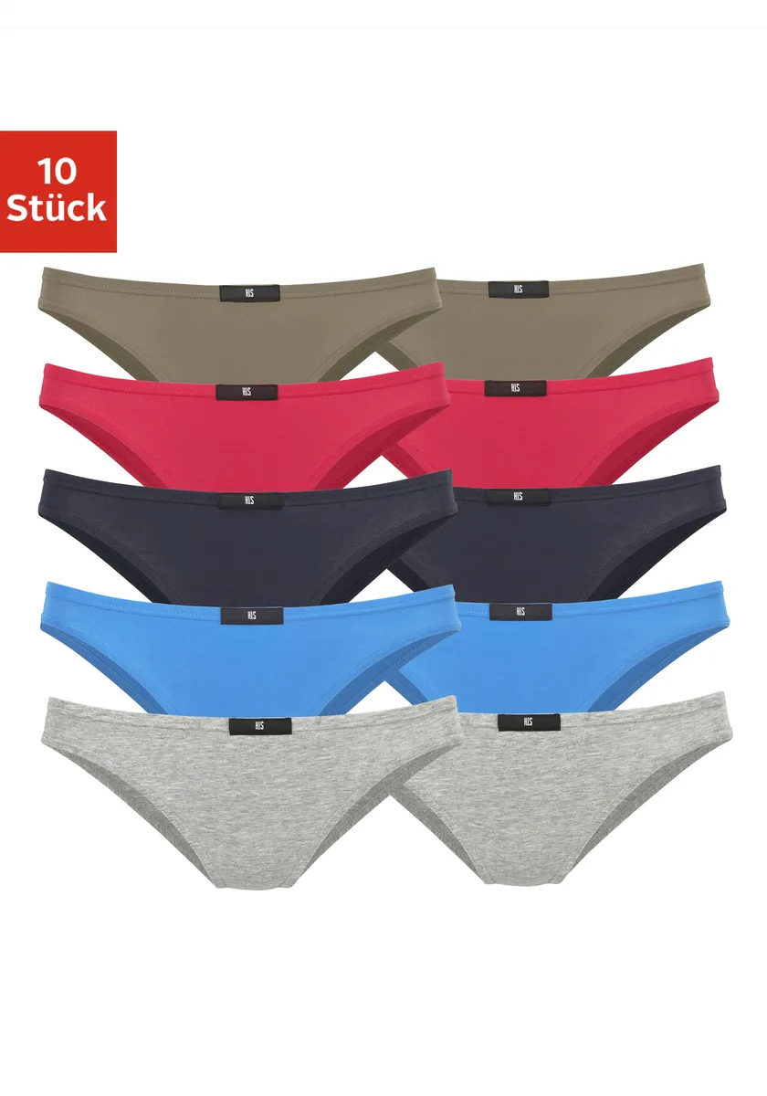 Трусики H.I.S (10 шт.), изготовлены из качественного эластичного хлопка, красный
Трусики H.I.S (10 шт.), изготовлены из качественного эластичного хлопка, красный