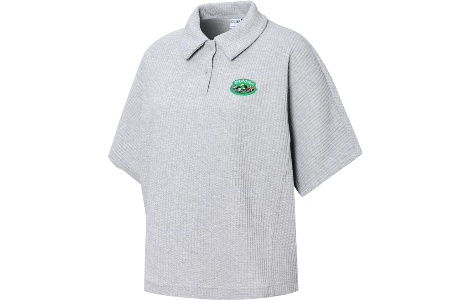 Рубашка поло женская серая Puma 
Рубашка поло женская серая Puma