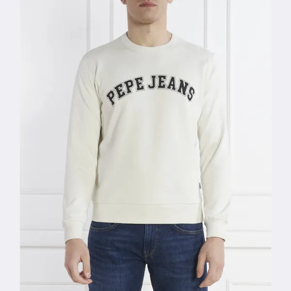 Толстовка обычного кроя с вороновым узором Pepe Jeans London, белый
Толстовка обычного кроя с вороновым узором Pepe Jeans London, белый