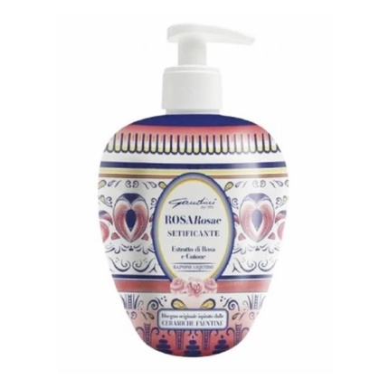 Rosa Rosae Жидкое мыло Смягчающее мыло для рук с экстрактом розы Gandini
Rosa Rosae Жидкое мыло Смягчающее мыло для рук с экстрактом розы Gandini