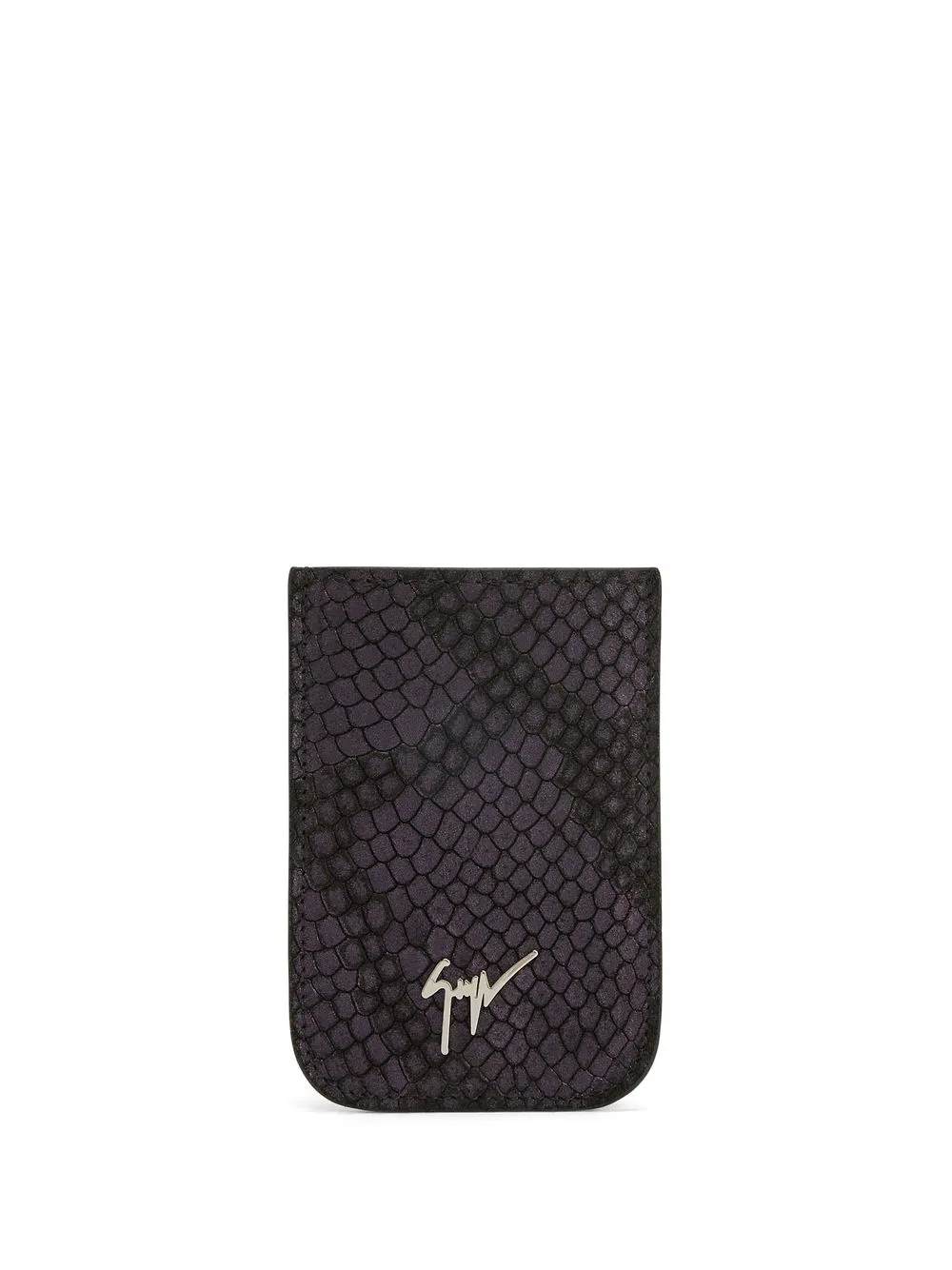 Картхолдер Albert с тиснением под змеиную кожу Giuseppe Zanotti, черный
Картхолдер Albert с тиснением под змеиную кожу Giuseppe Zanotti, черный