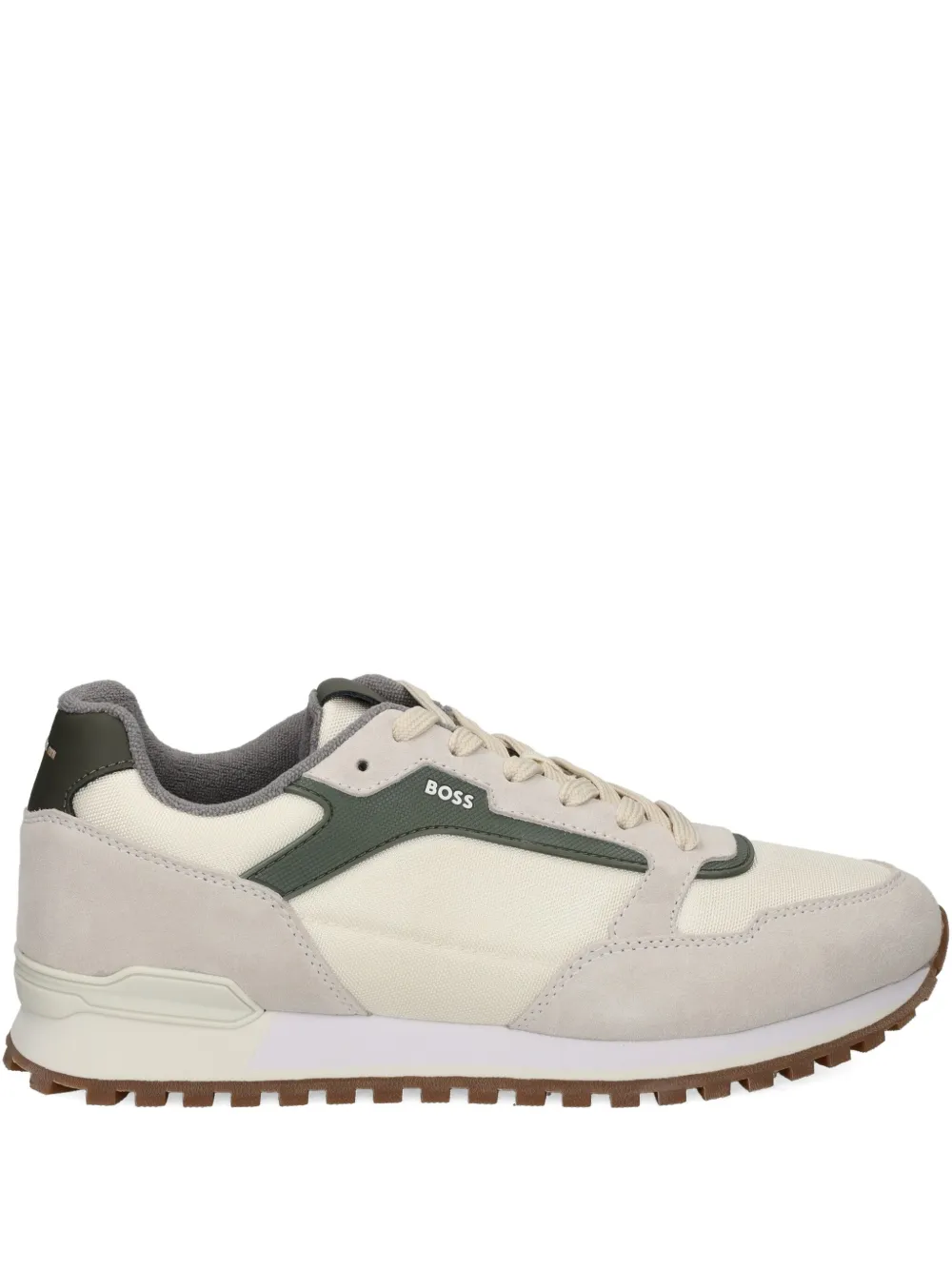 Кроссовки с замшевыми вставками BOSS, белый
Кроссовки с замшевыми вставками BOSS, белый
