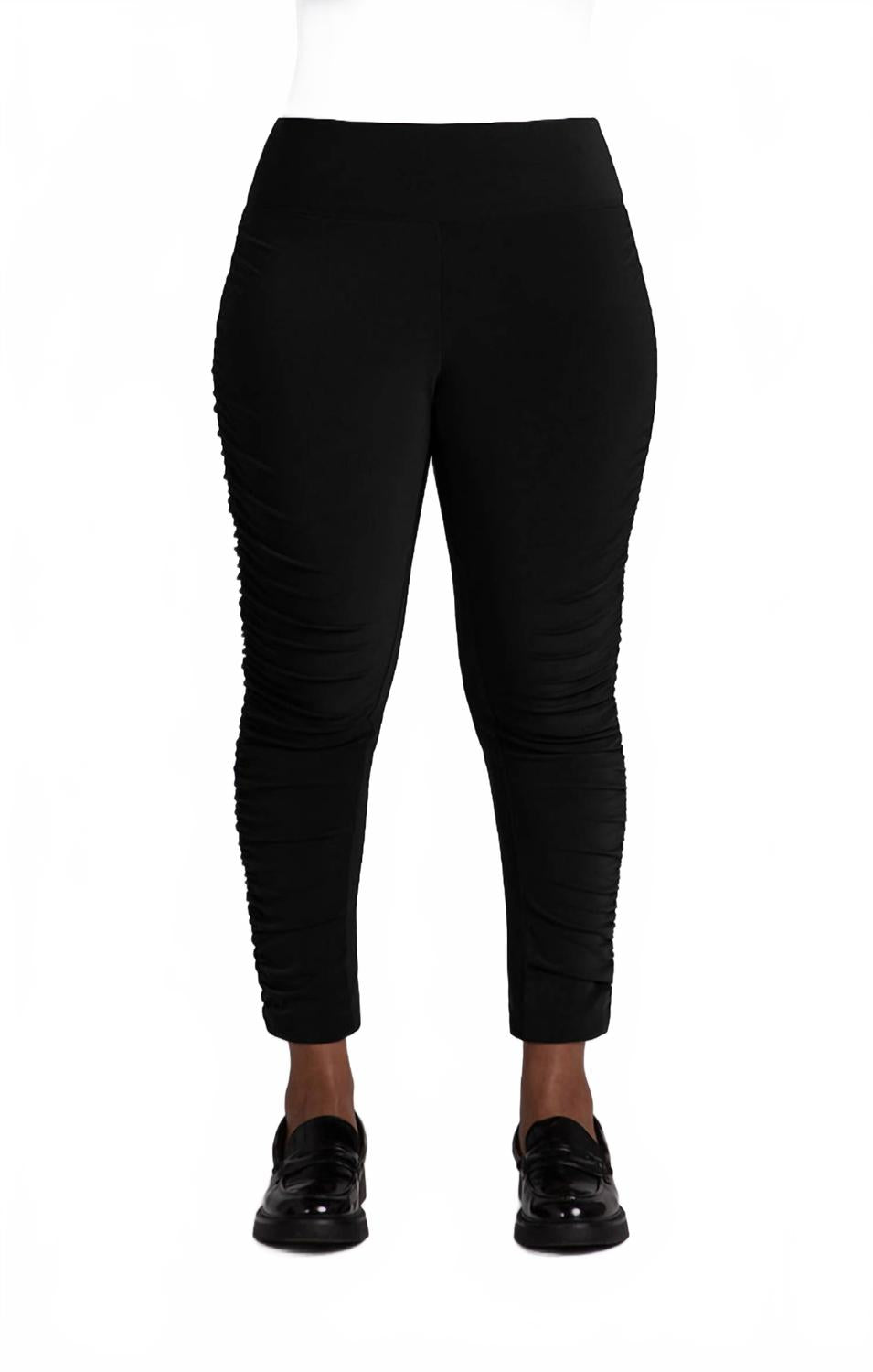 Женские плиссированные узкие брюки черные Sympli
Женские плиссированные узкие брюки черные Sympli
