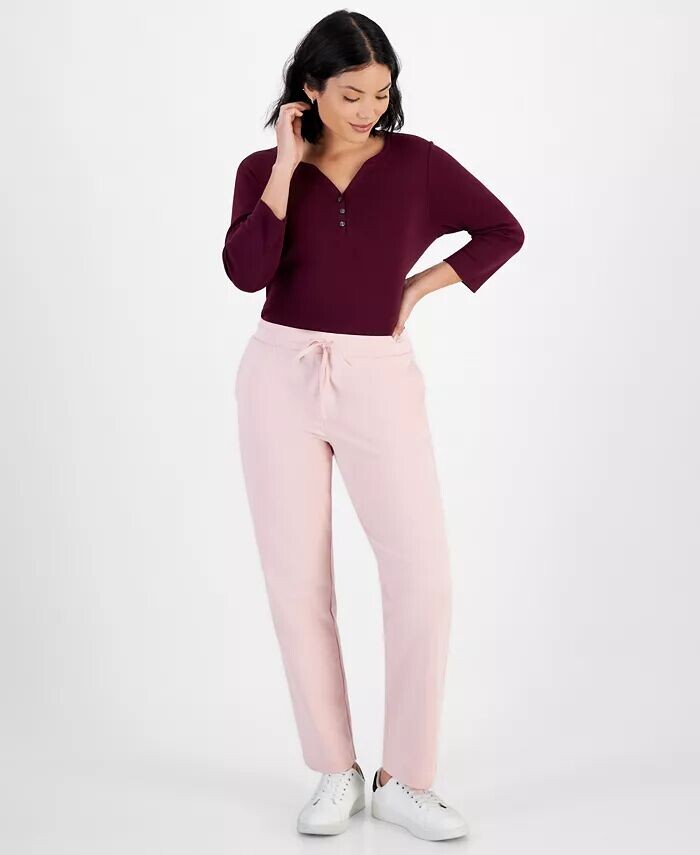 Брюки без застежки со средней посадкой Petite, миниатюрные и миниатюрные шорты Style & Co, розовый
Брюки без застежки со средней посадкой Petite, миниатюрные и миниатюрные шорты Style & Co, розовый