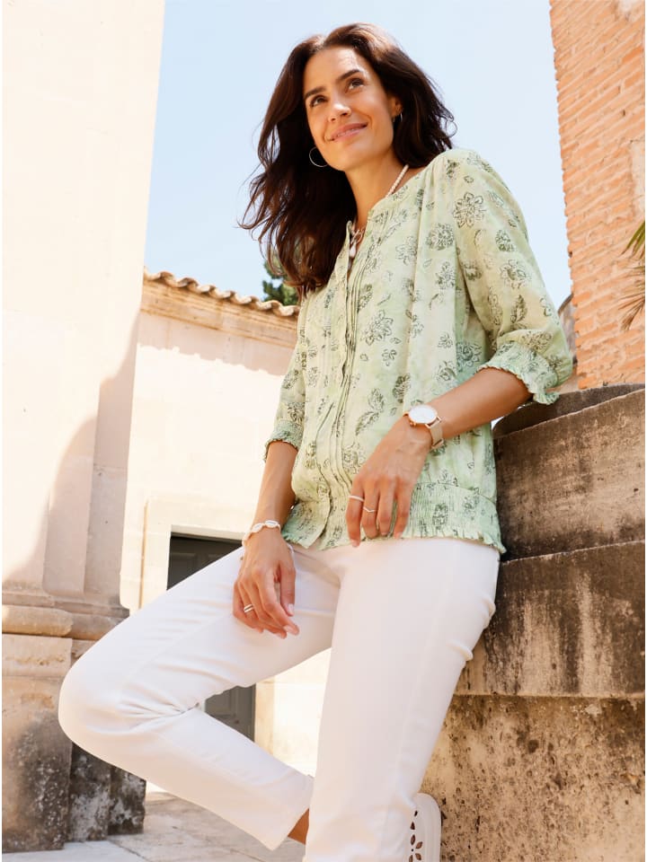 Блузка с принтом цвета лайма WITT WEIDEN
Блузка с принтом цвета лайма WITT WEIDEN