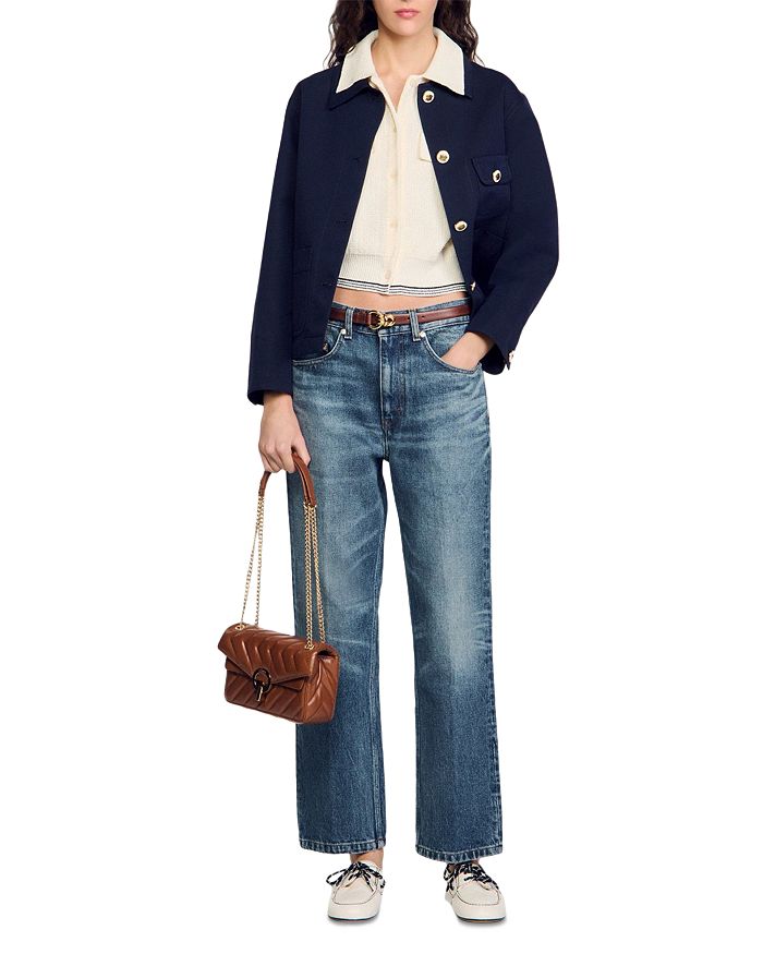 Кардиган с коротким рукавом Sandro, слоновая кость/кремовый
Кардиган с коротким рукавом Sandro, слоновая кость/кремовый